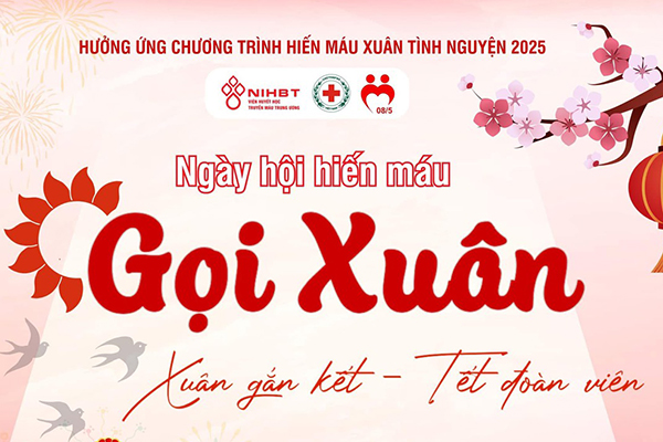 Ngày hội hiến máu Gọi xuân 2025 diễn ra tại 2 địa điểm ở Cầu Giấy