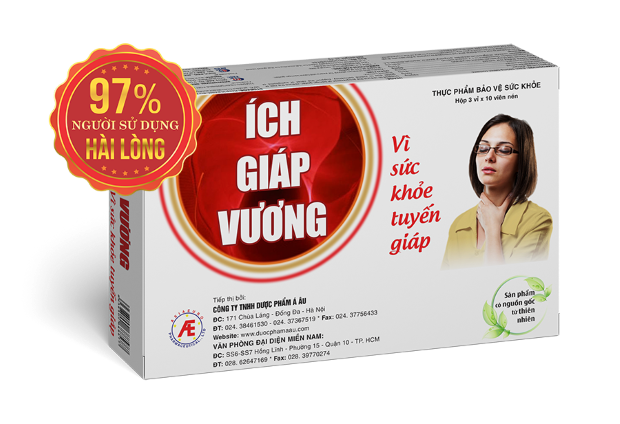 sản phẩm Ích Giáp Vương giúp cải thiện bệnh bướu giáp nhân hiệu quả