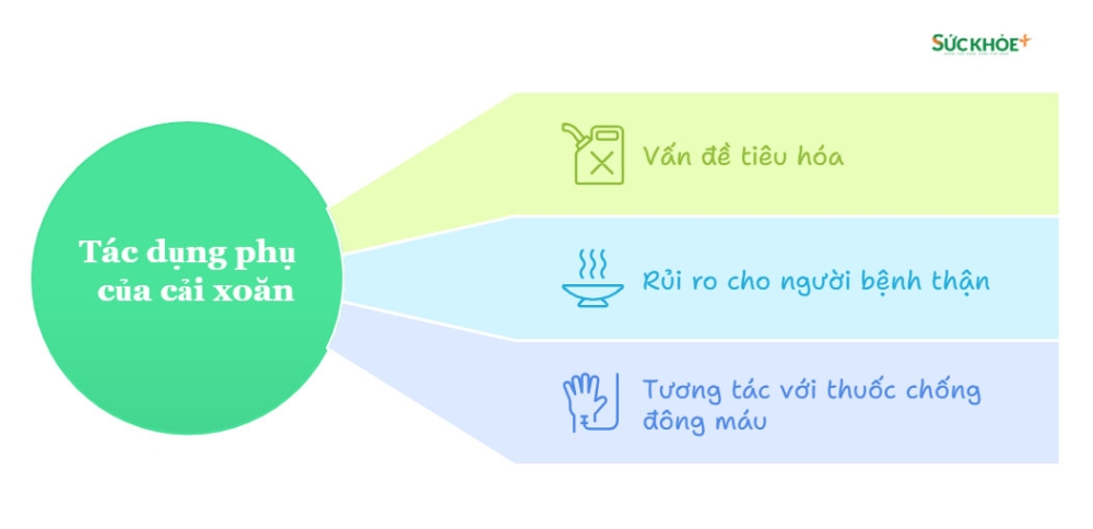 Cần lưu ý một số tác dụng phụ tiềm ẩn của cải xoăn