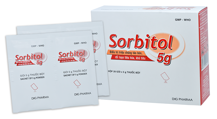 Sorbitol được dùng trong bào chế dược phẩm, thuốc nhuận tràng