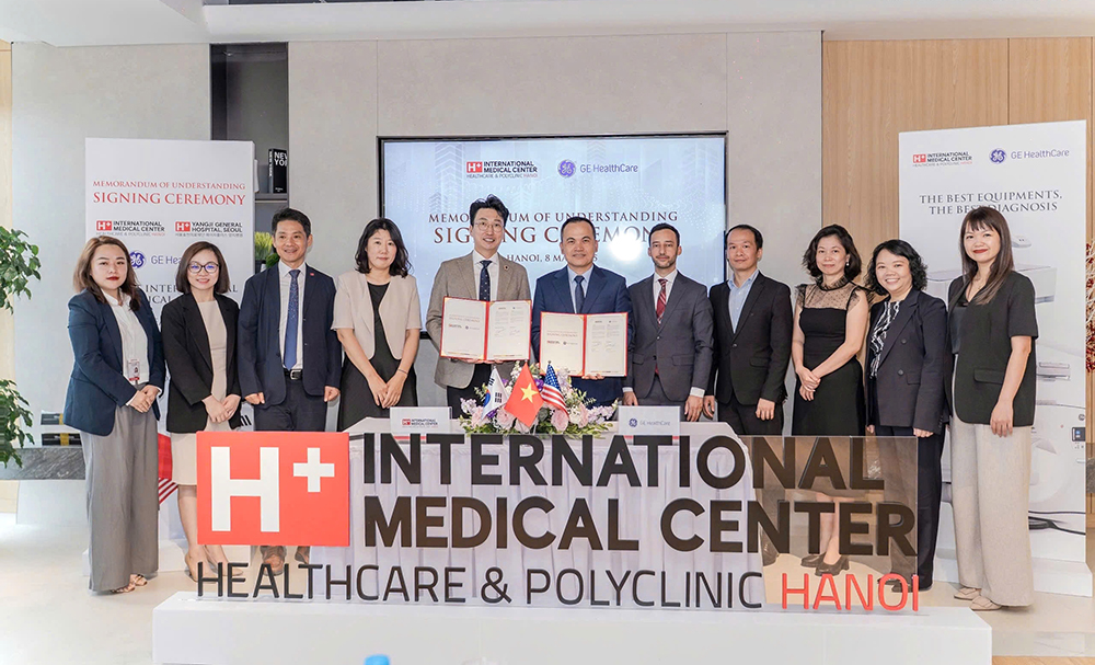 GE HealthCare và H PLUS International Medical Center hợp tác chiến lược về nâng cao năng lực y tế