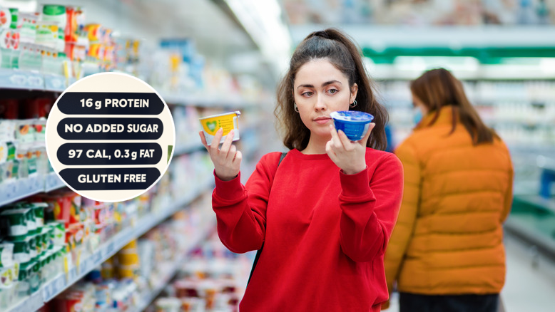 Ưu tiên sữa chua giàu protein, ít đường phụ gia