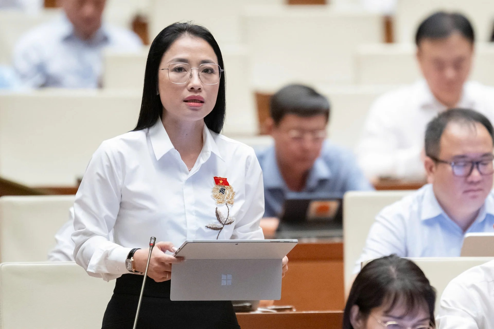 Đại biểu Quốc hội Trần Khánh Thu - Ảnh: Media Quốc hội