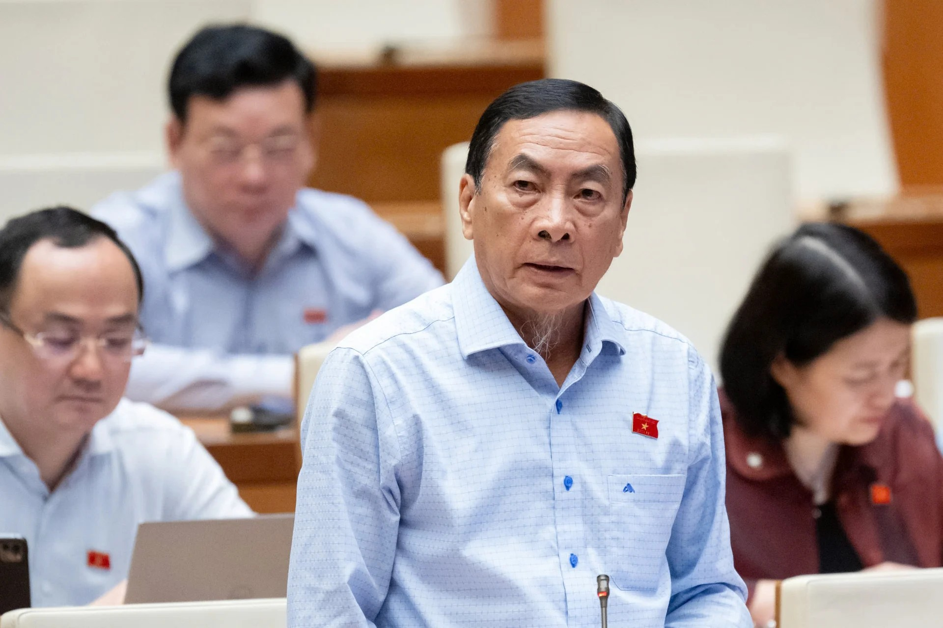 Đại biểu Quốc hội Phạm Văn Hòa - Ảnh: Media Quốc hội