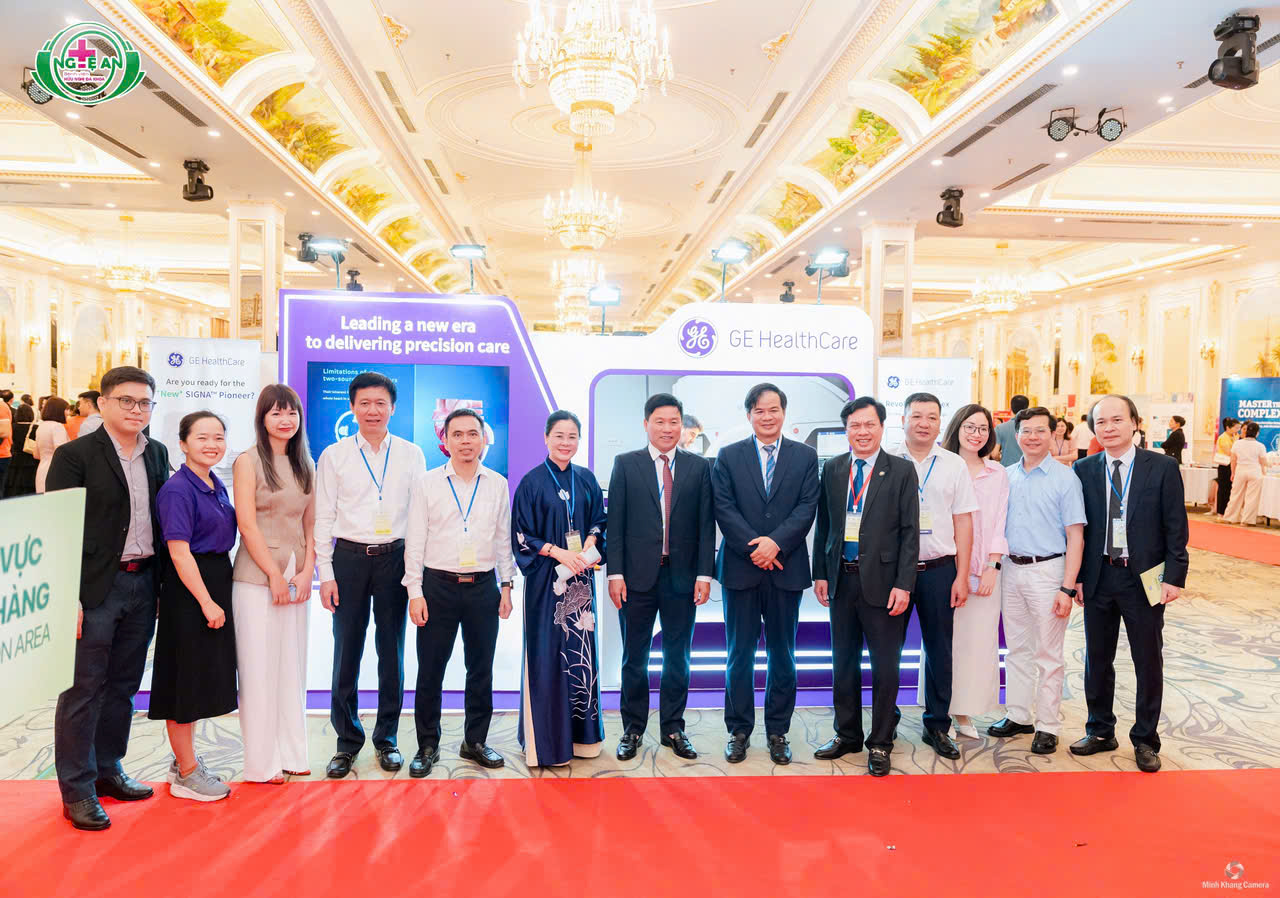 Gian hàng của GE HealthCare tại Hội nghị Khoa học Quốc tế năm 2025