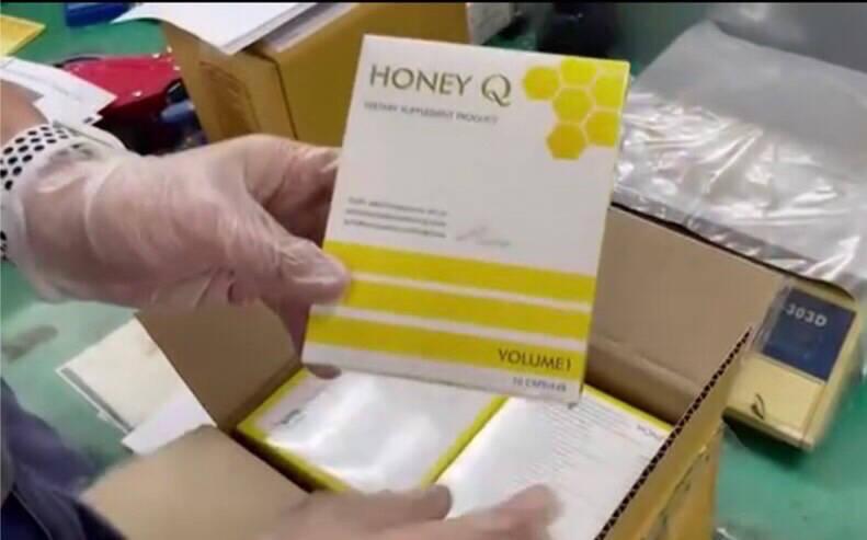 Viên uống Honey Q từ Thái Lan chứa chất cấm sibutramine bị cơ quan chức năng Đài Loan thu giữ năm 2023 - Ảnh: TaipeiTimes