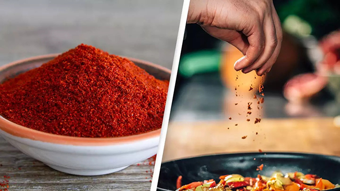 Bột ớt paprika có vị cay nhẹ, không ảnh hưởng nhiều đến hương vị nhưng có thể giúp bạn giảm tốc độ ăn