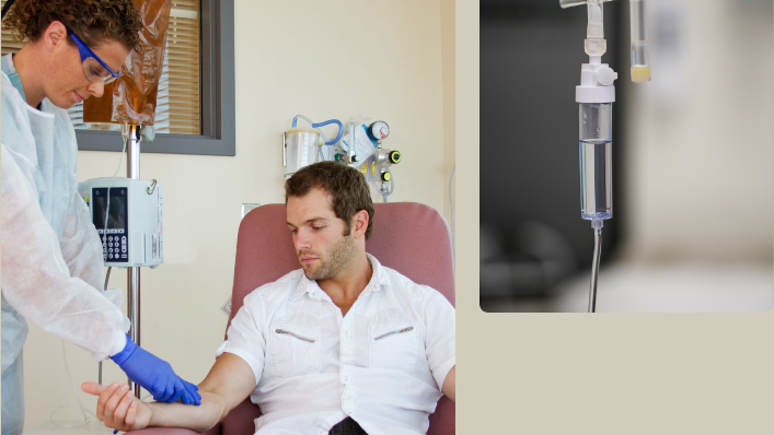 Hóa trị là một trong các phương án điều trị ung thư mà bệnh nhân sẽ được dùng thuốc đưa vào cơ thể để diệt tế bào ung thư