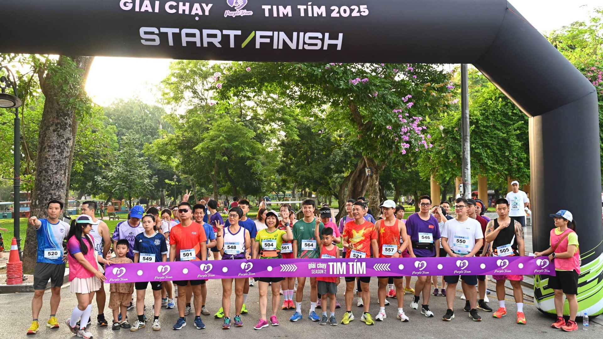 Các vận động viên trước giờ xuất phát
