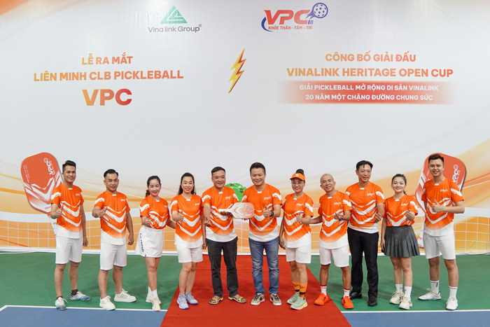 Sắc cam rực rỡ tại lễ ra mắt Liên minh CLB Pickleball và Giải Vinalink Heritage Open Cup 2025 - Ảnh 6