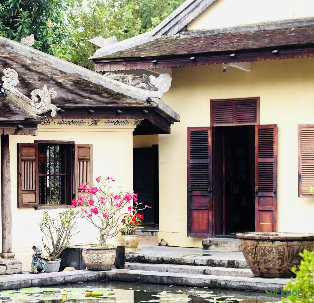 Một góc tại nhà vườn An Hiên