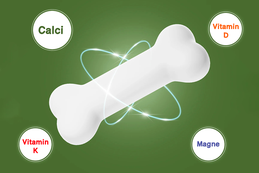 Để tối ưu hiệu quả của calci, hãy bổ sung cùng lúc với vitamin D, magne và vitamin K
