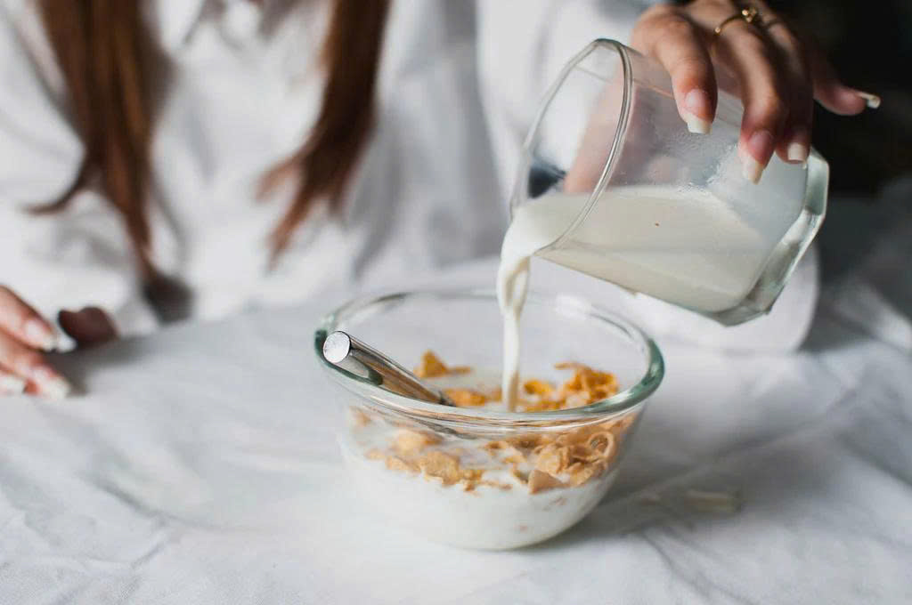 Kết hợp ngũ cốc nguyên hạt cùng các loại sữa giàu đạm
