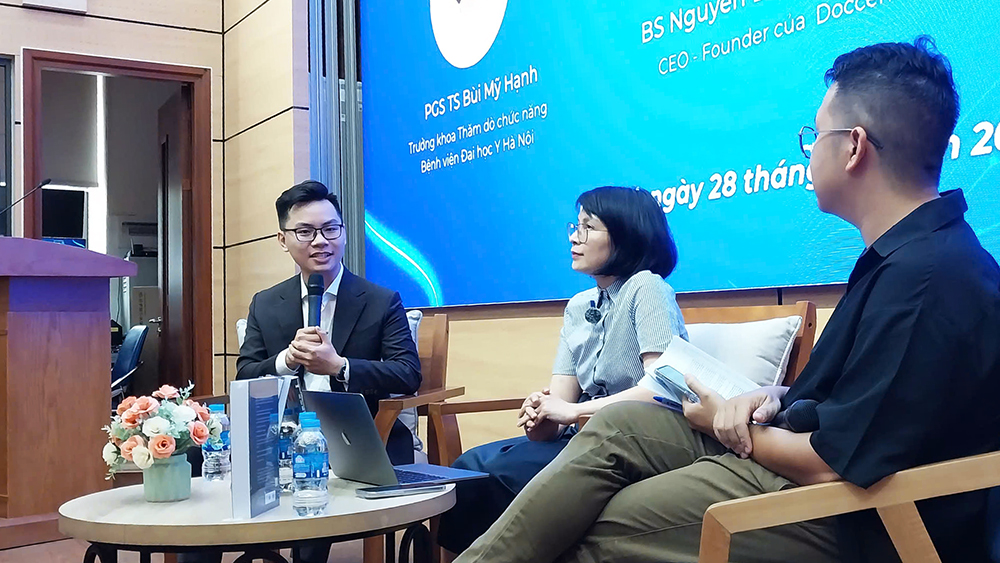 BS Nguyễn Đình Nguyên, CEO của Doccen, chia sẻ về kinh nghiệm thu thập dữ liệu và đào tạo AI cho nhân viên y tế
