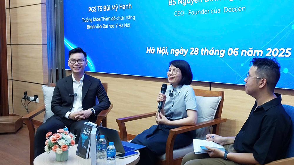 PGS.TS Bùi Mỹ Hạnh, Trưởng khoa Khoa Thăm dò chức năng, Bệnh viện Đại học Y Hà Nội chỉ ra triển vọng và thách thức trong ứng dụng AI tại Việt Nam
