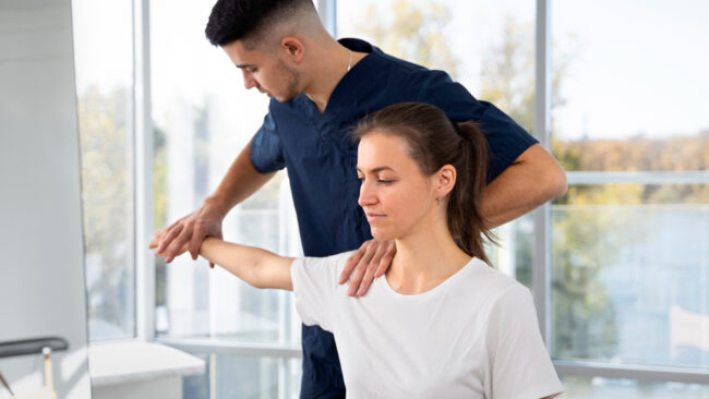 Tổn thương các gân ở vai có thể gây đau nhức và cản trở vận động chủ động của khớp vai