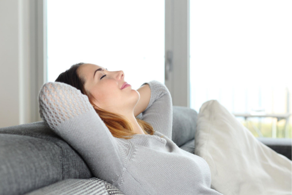 Thư giãn giúp giảm căng thẳng, stress và giảm triệu chứng khó tiêu.