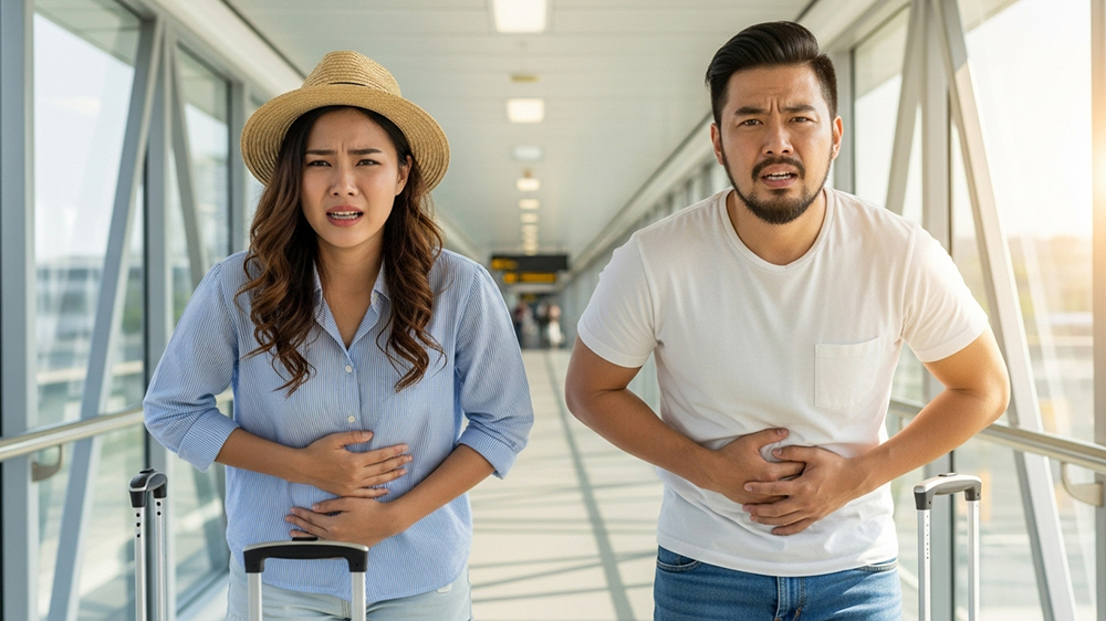 tiêu chảy khi đi du lịch xảy ra do nhiễm khuẩn, virus hoặc ký sinh trùng từ thức ăn, nước uống không đảm bảo vệ sinh