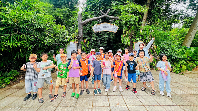 Các em thích thú trong các hoạt động trải nghiệm - Ảnh: The Brendon Primary School