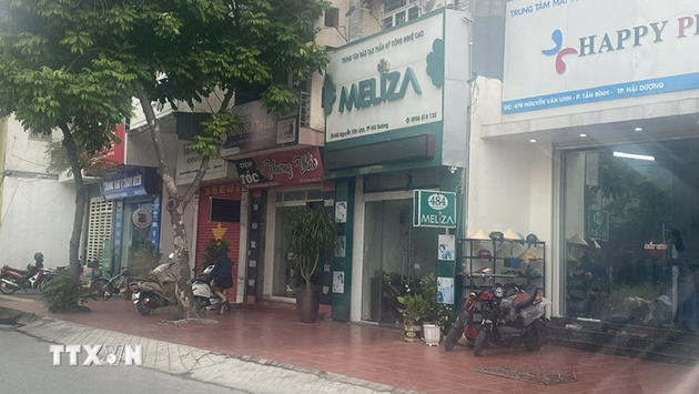 Nơi xảy ra sự cố thẩm mỹ - Ảnh:TTXVN)