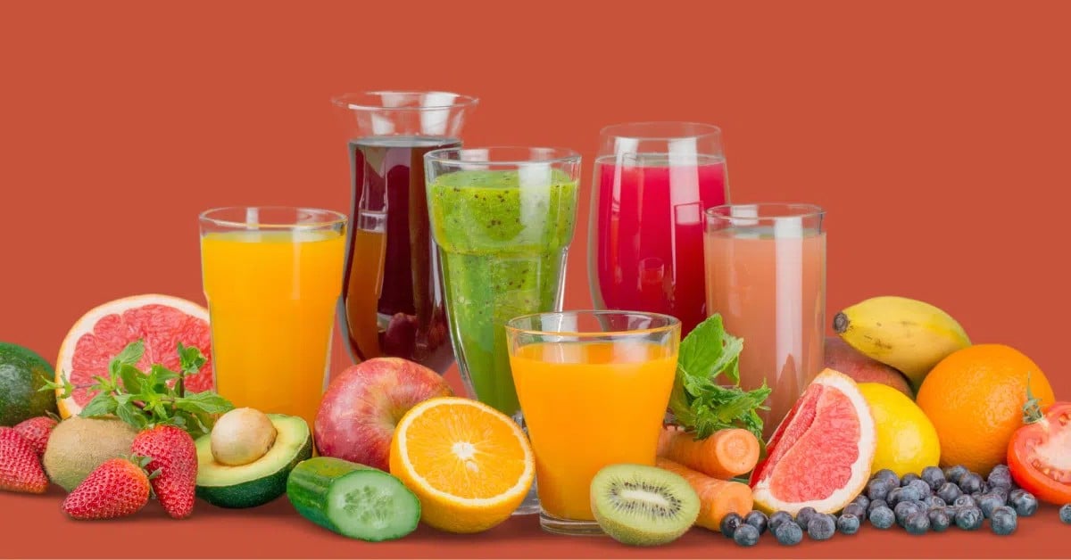 Nước ép chứa hàm lượng đường khá cao