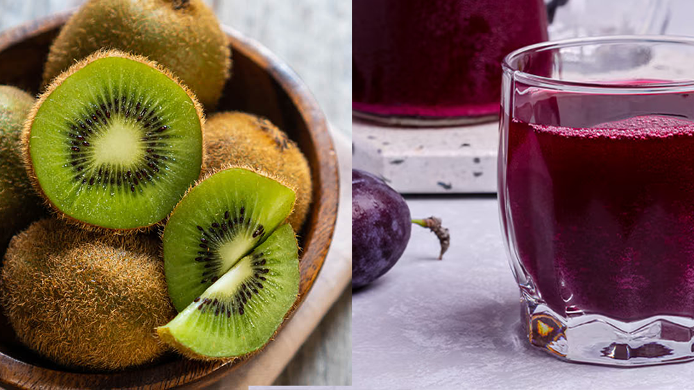 Kiwi và mận khô bổ sung chất xơ tự nhiên, cải thiện tình trạng táo bón