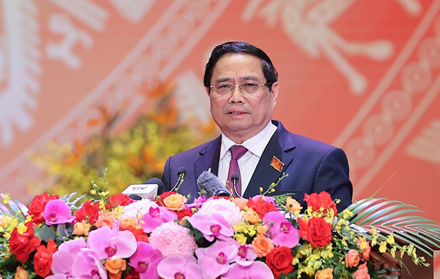 Thủ tướng Phạm Minh Chính chỉ ra những thành tựu nổi bật và bài học kinh nghiệm được rút ra - Ảnh: VGP