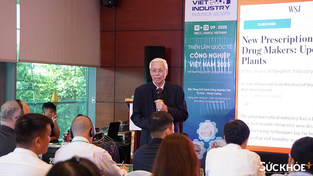 PGS.TS Lê Văn Truyền chia sẻ tại Hội thảo GMP 2025