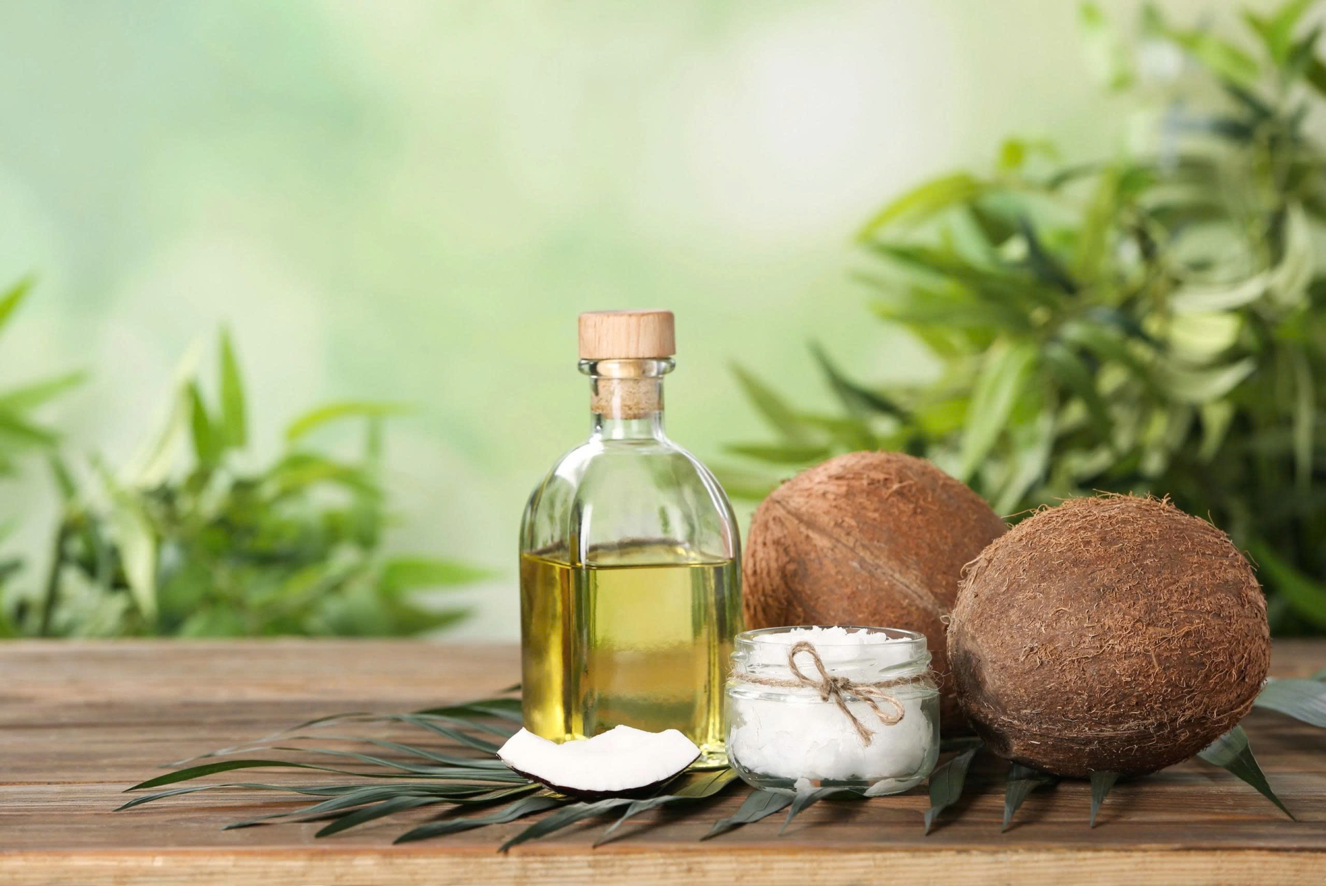 Dầu dừa giúp tóc giảm khô, xơ, gãy rụng
