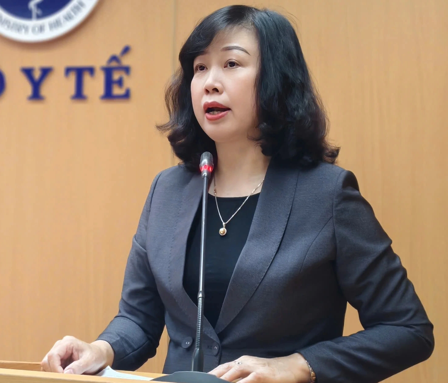 Bộ trưởng Bộ Y tế Đào Hồng Lan - Ảnh: MOH