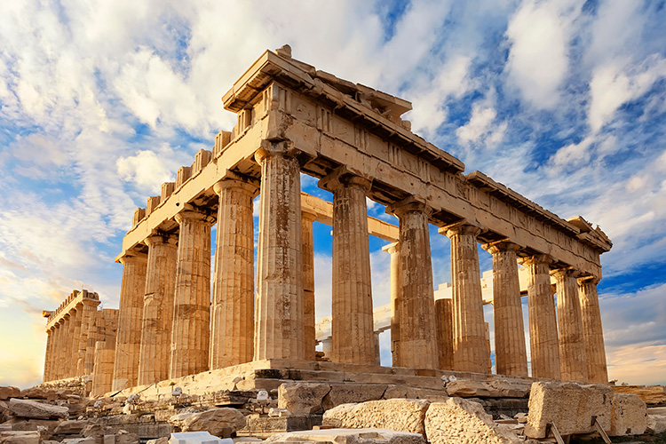 Đền Parthenon nổi tiếng tại Hy Lạp - Ảnh: historyhit