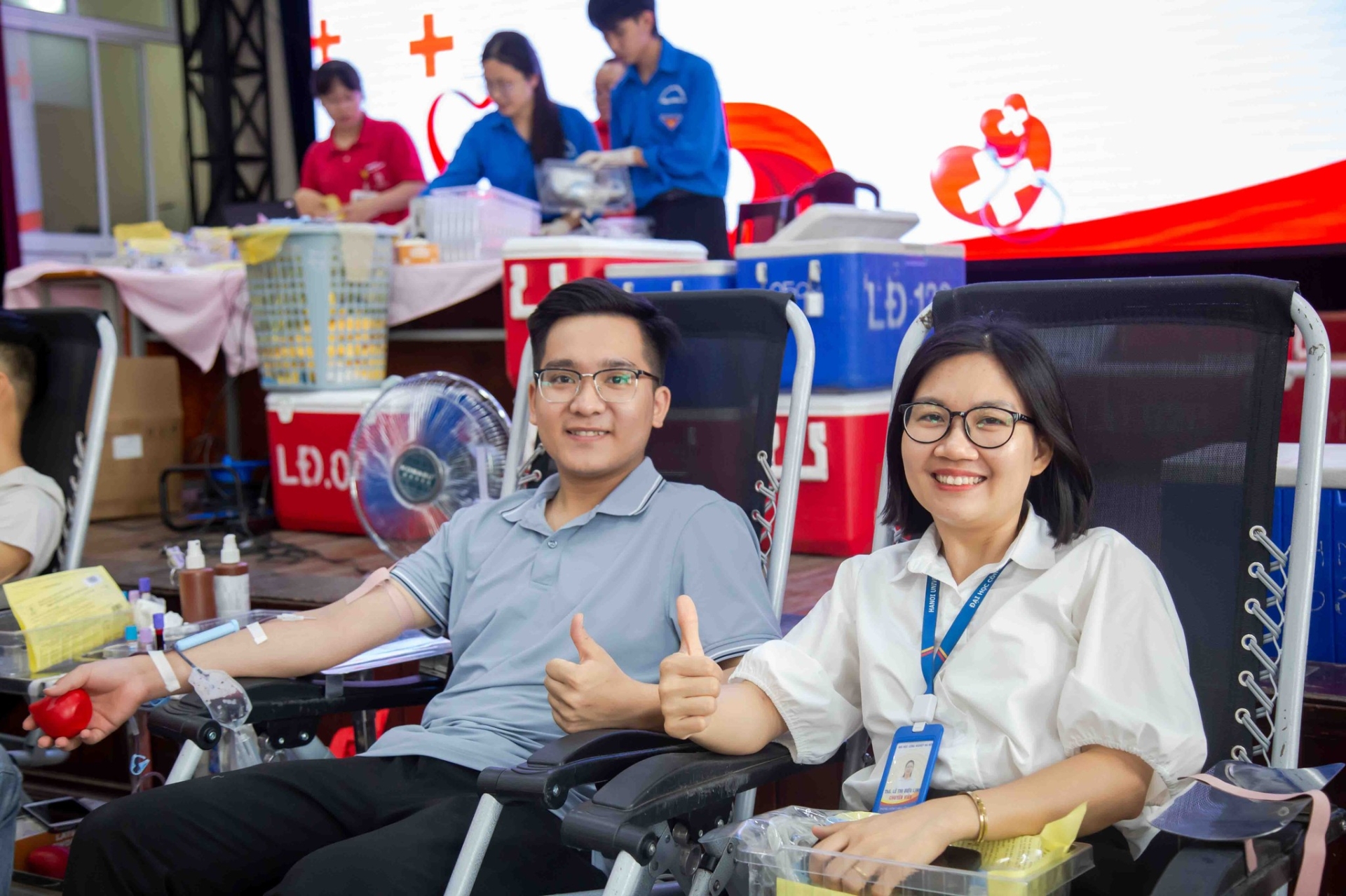 Nhiều điểm hiến máu cố định mở cửa hàng ngày tại Hà Nội - Ảnh: Viện Huyết học - Truyền máu Trung ương