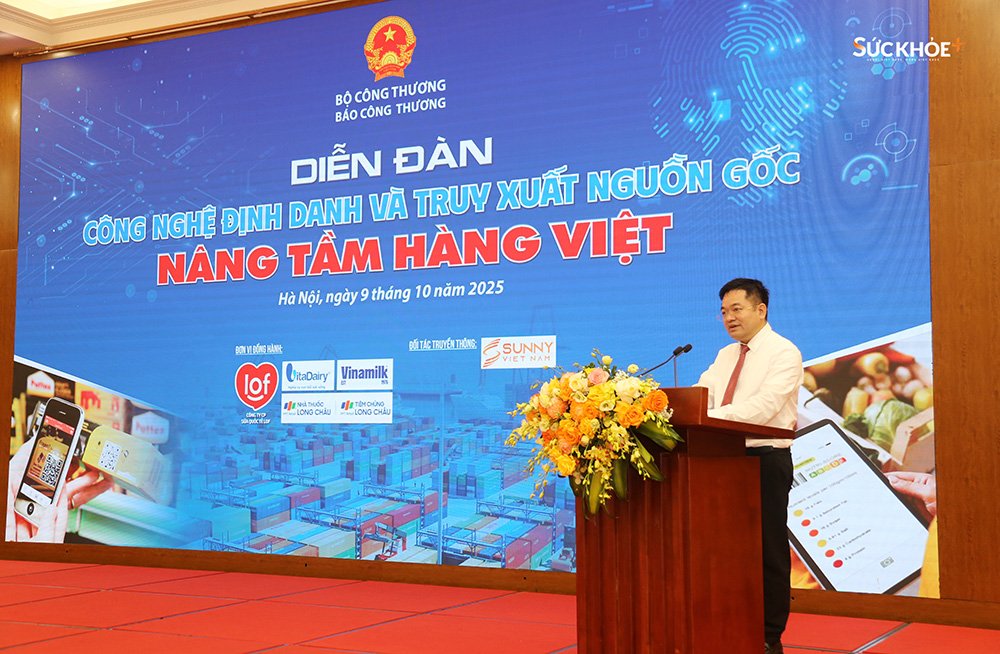 Ông Nguyễn Văn Minh, Tổng Biên tập Báo Công Thương phát biểu khai mạc diễn đàn - Ảnh: Hiệp Nguyễn/Sức Khỏe+