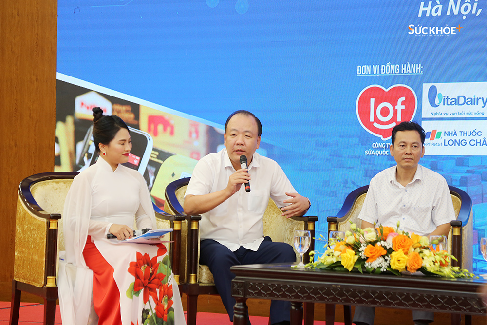 Ông Trần Hữu Linh, Cục trưởng Cục Quản lý và Phát triển thị trường trong nước, Bộ Công Thương nhấn mạnh việc xây dựng hệ thống truy xuất nguồn gốc đồng bộ, hiện đại là yêu cầu cấp thiết - Ảnh: Hiệp Nguyễn/Sức Khỏe+