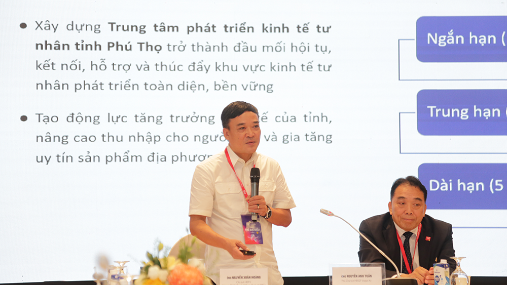 Tổng giám đốc Công ty TNHH Tư vấn Y dược Quốc tế IMC tham luận tại phiên họp Ủy ban 4, Chương trình Toàn cảnh Kinh tế tư nhân Việt Nam lần thứ nhất (ViPEL 2025)