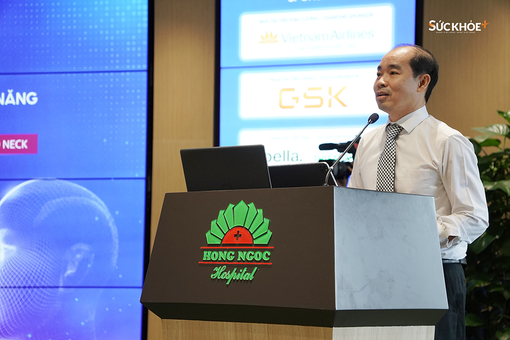 TS.BS Nguyễn Đình Hưng - Phó giám đốc phụ trách Sở Y tế Hà Nội phát biểu khai mạc Hội nghị - Ảnh: Hiệp Nguyễn/Sức Khỏe+