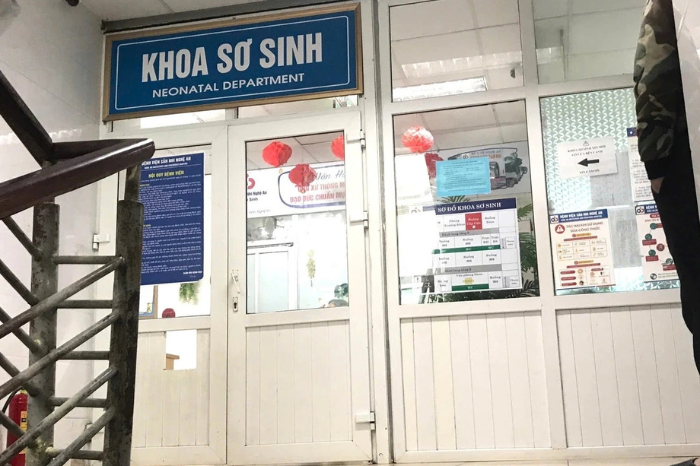 Khoa Sơ sinh, nơi xảy ra vụ việc - Ảnh: thanhnien.vn.