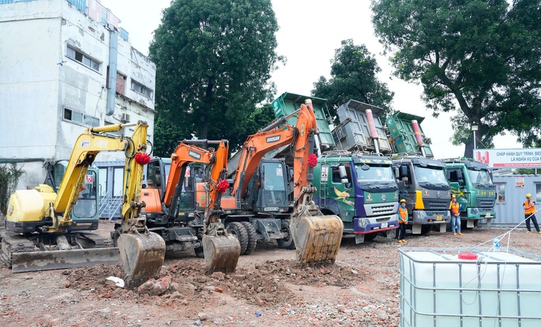 Khoa Khám bệnh của Bệnh viện Bạch Mai được xây dựng tại vị trí khu nhà A cũ của Bệnh viện - Ảnh: Thế Anh