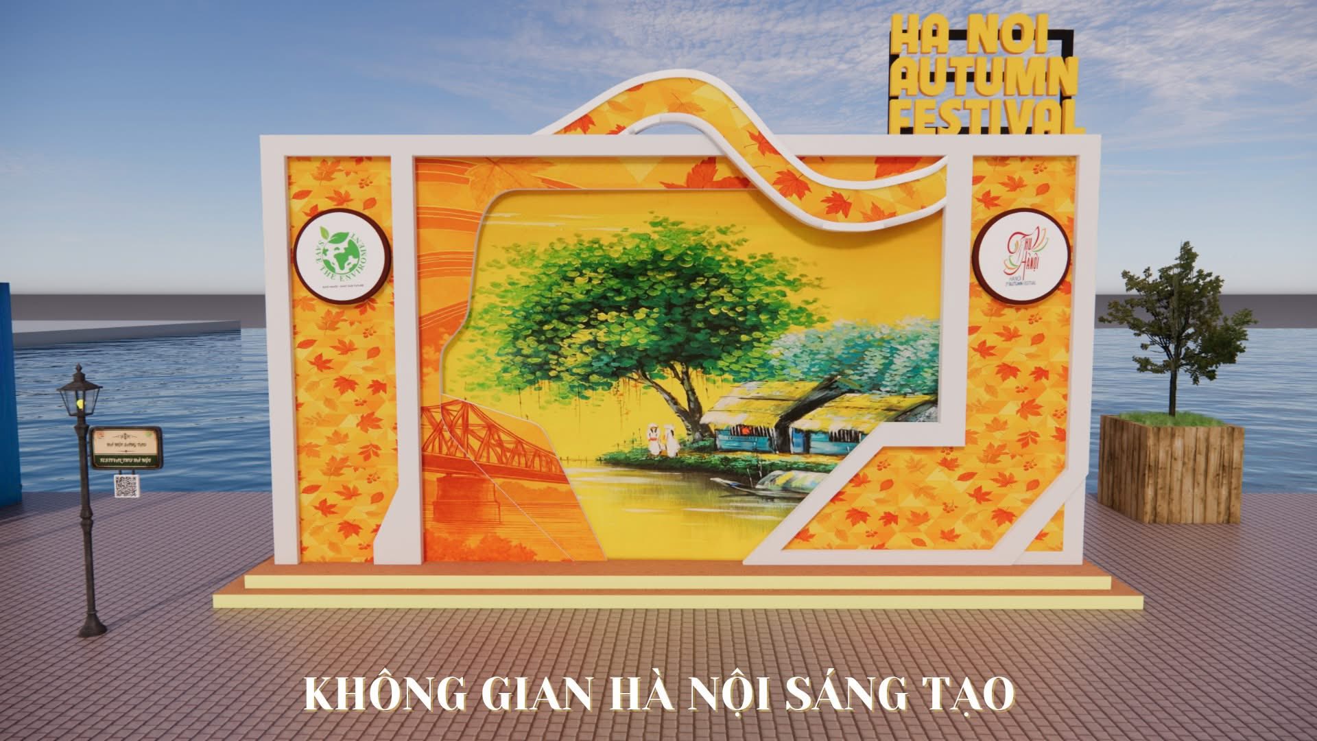 Một Hà Nội gắn liền với bản sắc truyền thống và hơi thở hiện đại được tái hiện - Ảnh: Cổng Thông tin điện tử Bộ VHTTDL