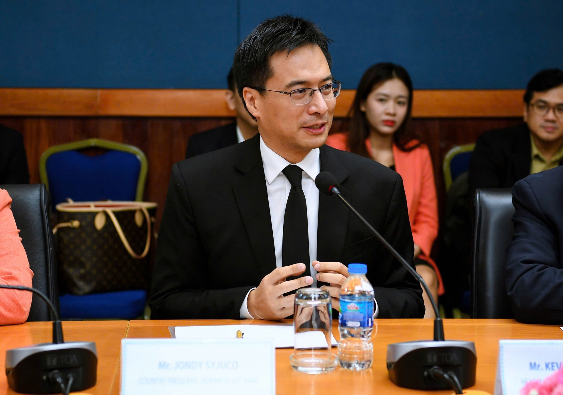 Ông Jondy Syjuco, Giám đốc Quốc gia, Novartis Việt Nam phát biểu