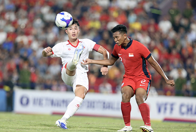 Sự vắng mặt của Văn Trường là mất mát lớn cho U22 Việt Nam - Ảnh: VFF