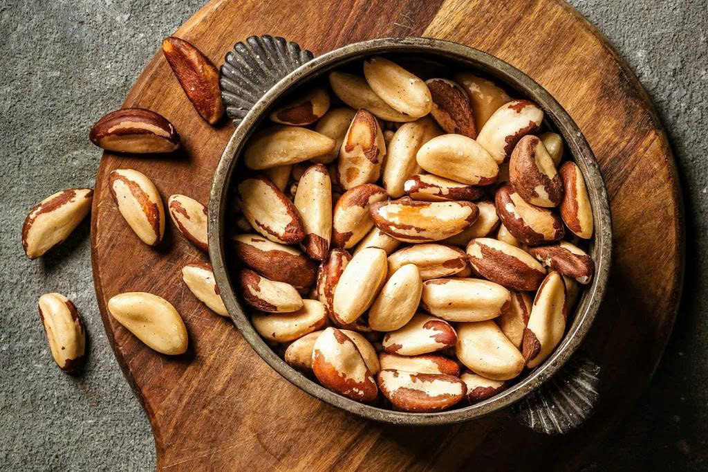 Hạt quả hạch Brazil giàu selen - tốt cho tuyến giáp