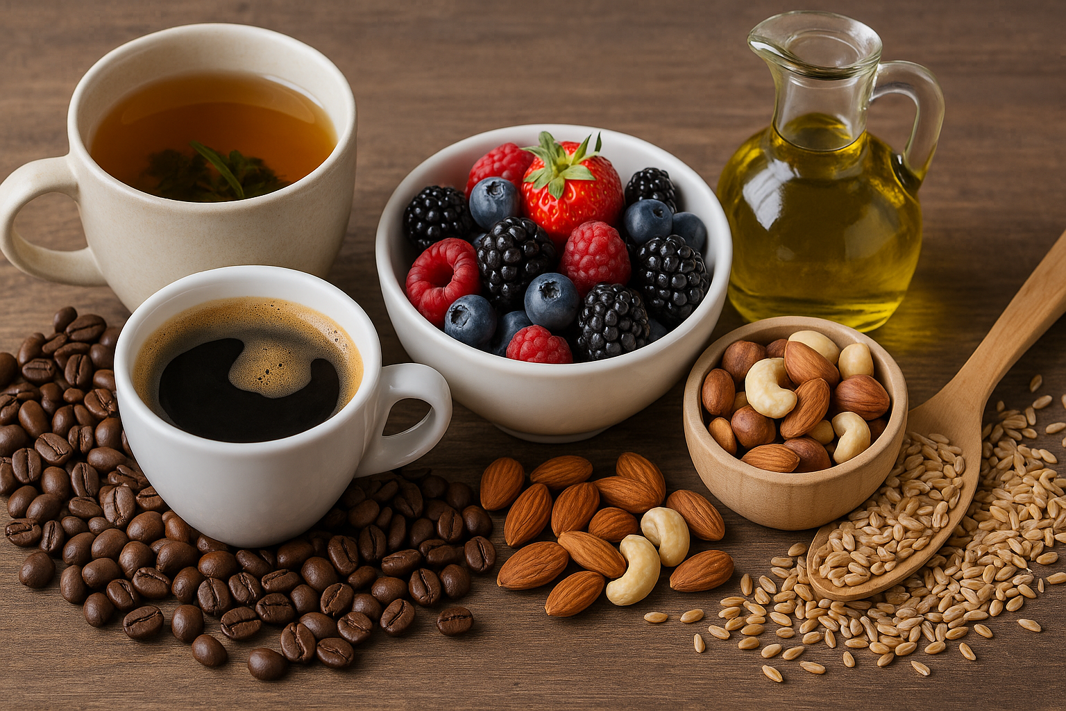 Polyphenol được bổ sung qua thực phẩm có nguồn gốc thực vật