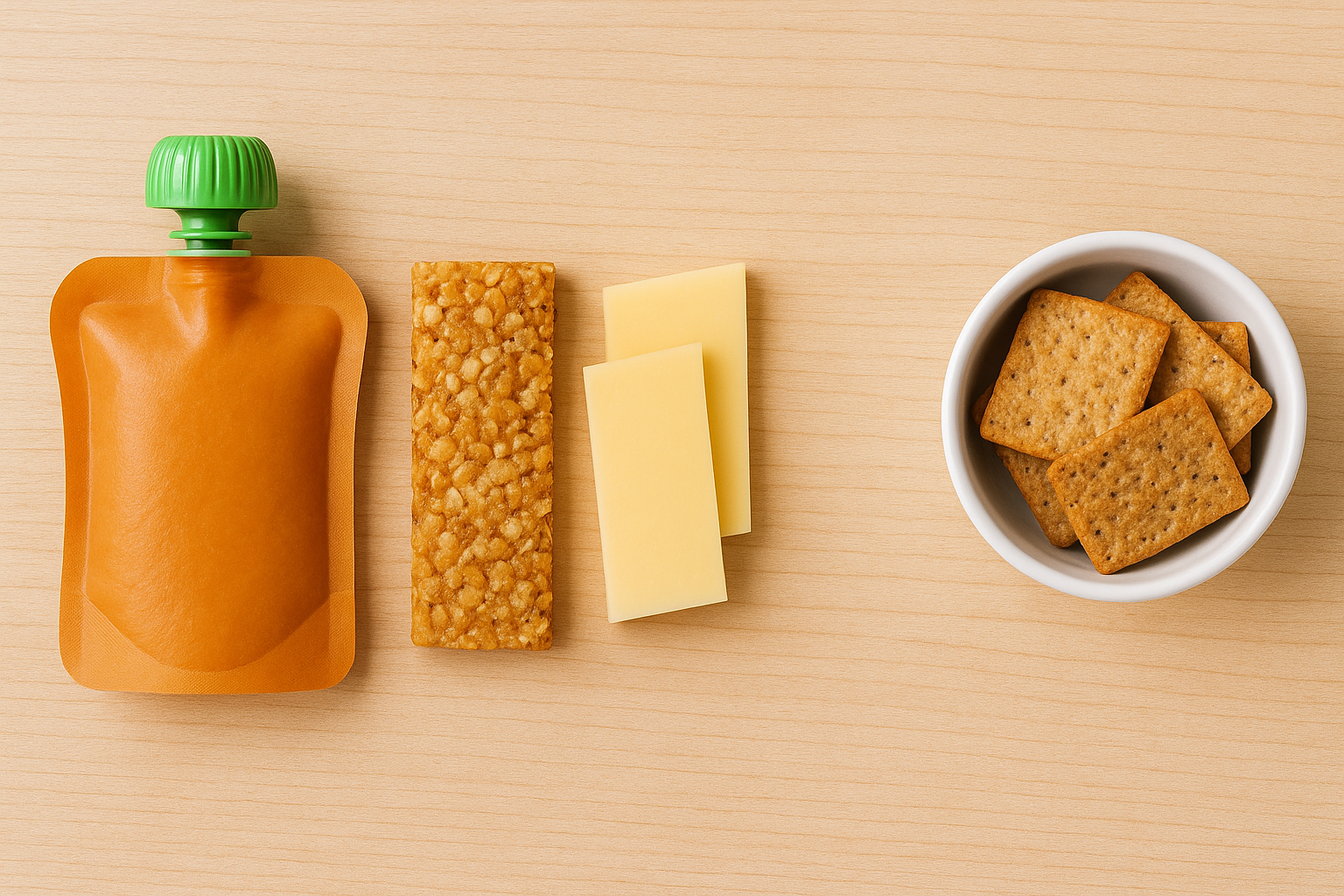 Nên chuẩn bị đồ ăn vặt tiện lợi trên xe