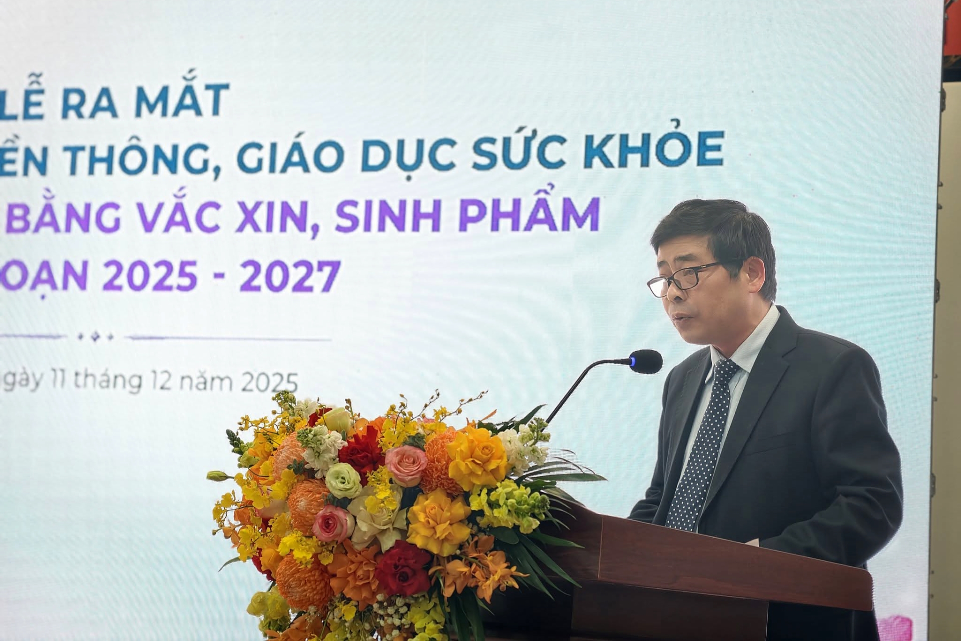 TS Dương Chí Nam, Phó Cục trưởng Cục Phòng bệnh, Bộ Y tế phát biểu - Ảnh: MOH