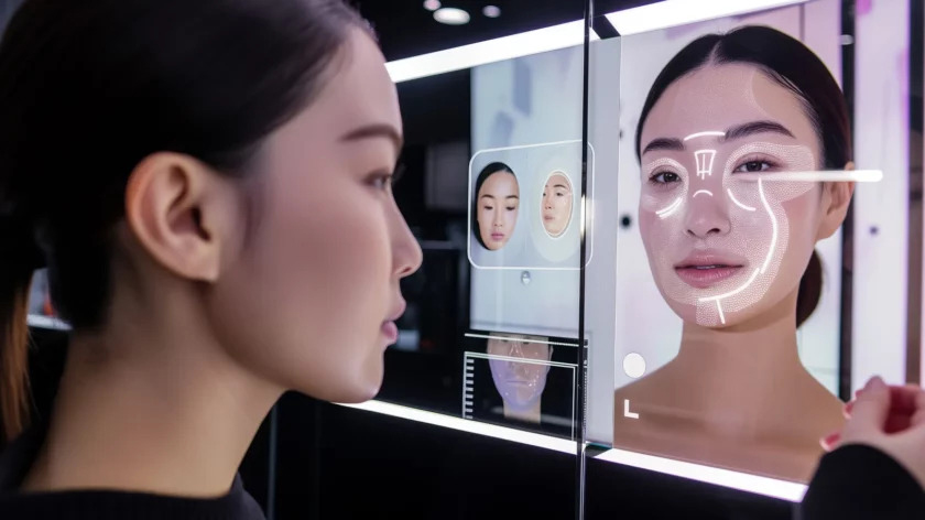 Trí tuệ nhân tạo (AI) được ứng dụng trong phân tích da, giúp cá nhân hóa quy trình dưỡng da theo tình trạng và nhu cầu thực tế