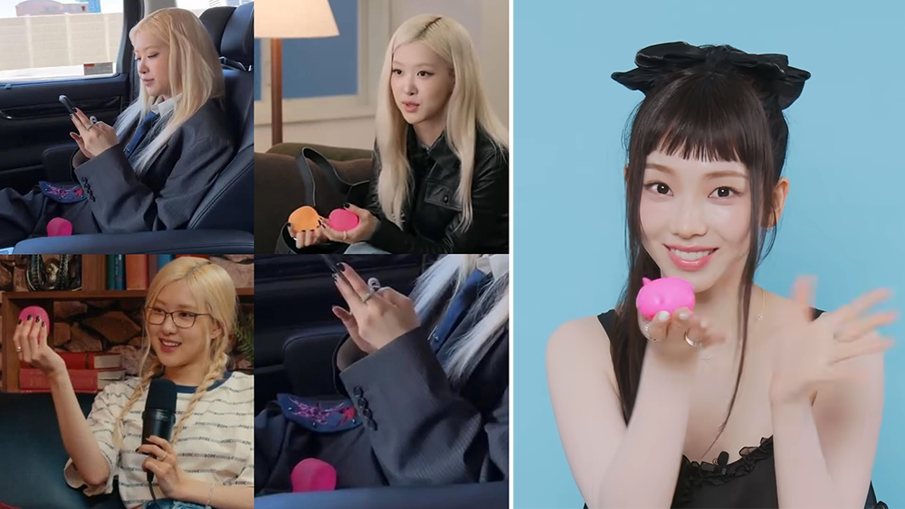 Ca sĩ Rosé, Karina luôn mang theo bóng giảm stress bên mình