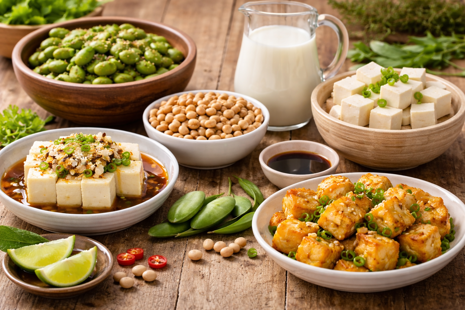 Một số món ăn từ đậu nành