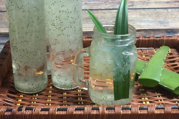 Nước ép lô hội khi được kết hợp với hạt chia sẽ giúp bổ sung thêm nhiều dưỡng chất có lợi cho sức khoẻ tổng thể.