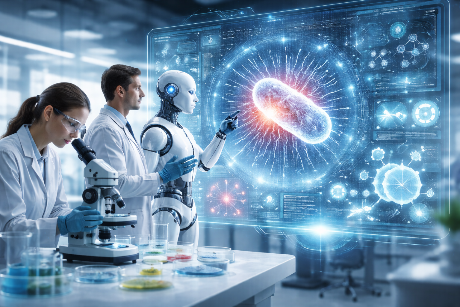 AI hỗ trợ nghiên cứu vi khuẩn kháng thuốc - Ảnh minh họa